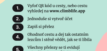 Lezecká aplikace CLIMBLIFE.app