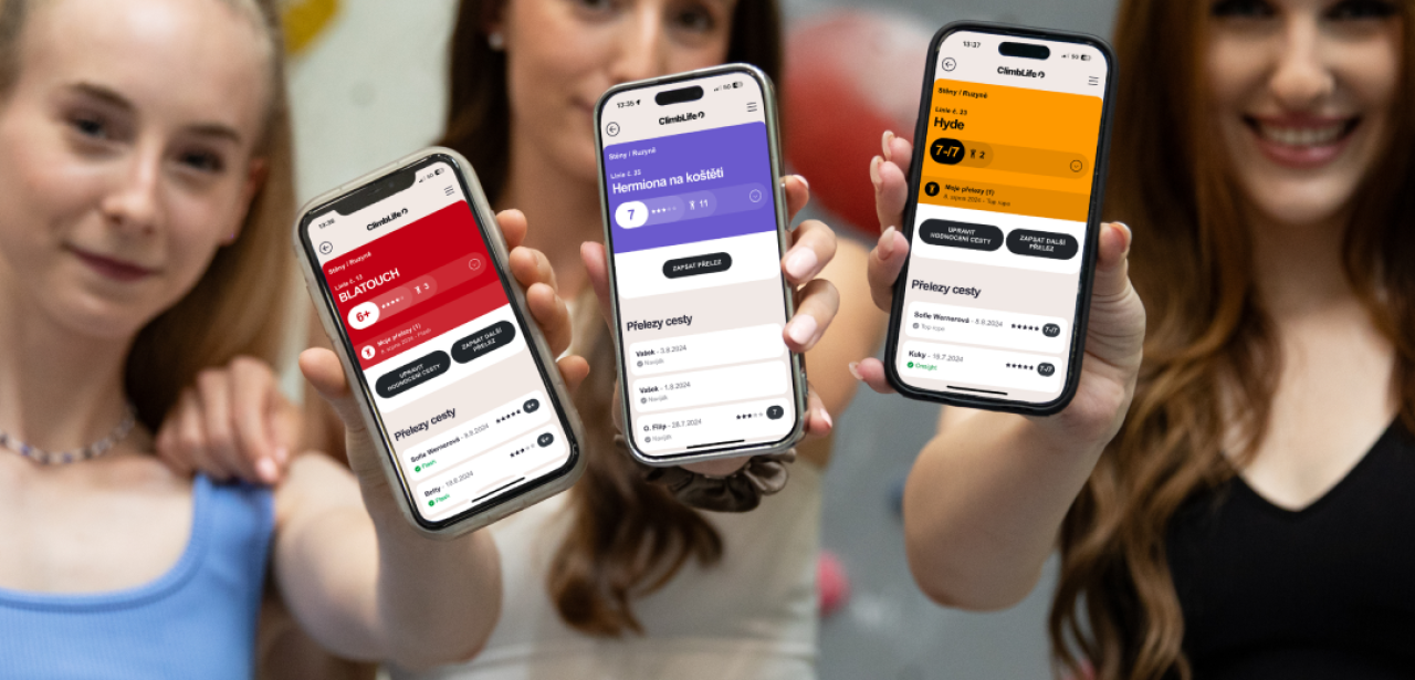 Foto k článku Lezecká aplikace CLIMBLIFE.app