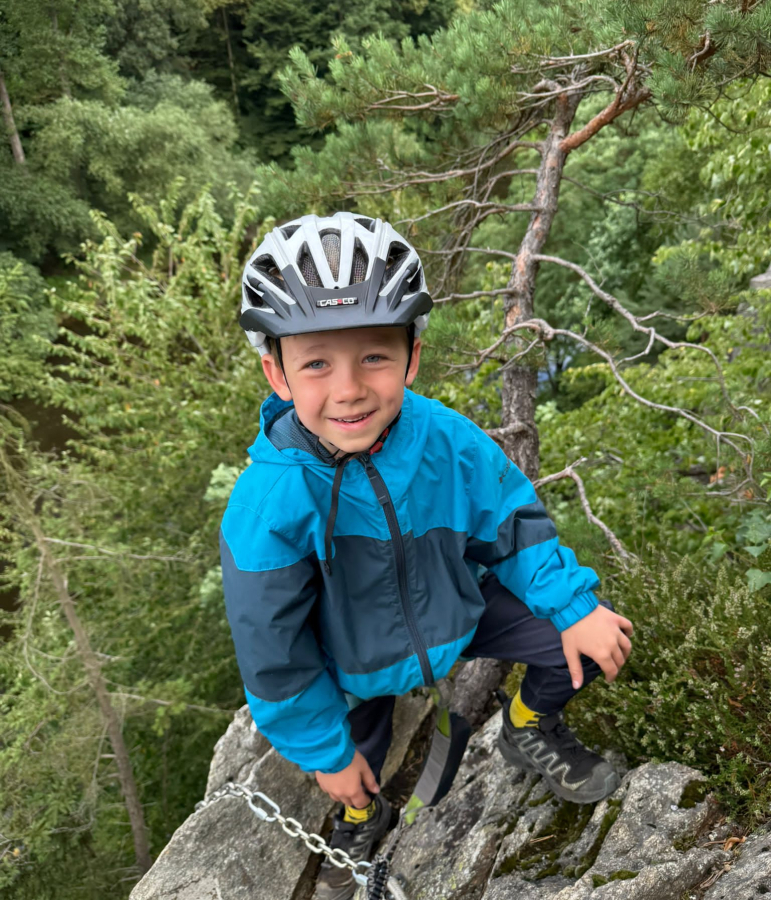 Foto k článku Ferraty u Václava s instruktorem